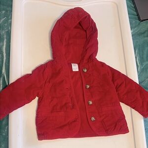 Carter's Vibrant Red Corduroy Jacket for Kids